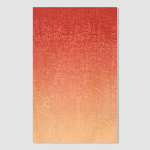 Birch Print - Ombre - Poppy - Image 0