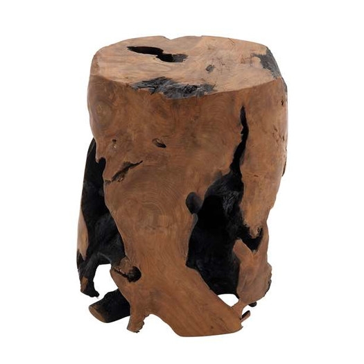 Crafty and Round Solid Stool - Image 0