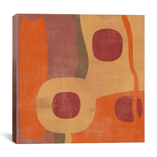 "Abstract I" Canvas Wall Art by Erin Clark - 18"x18" - Unframed - Image 0