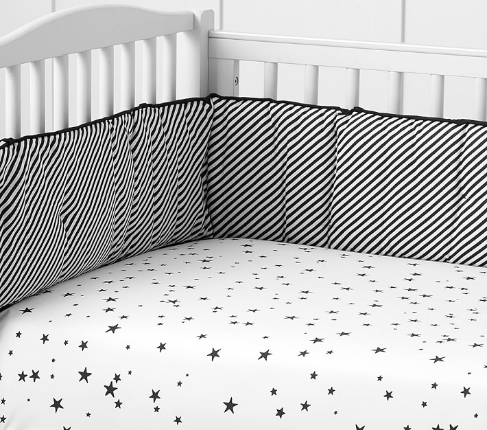 Emily & Meritt Diamond Nursery Bedding - Crib Fitted Sheet - Image 0