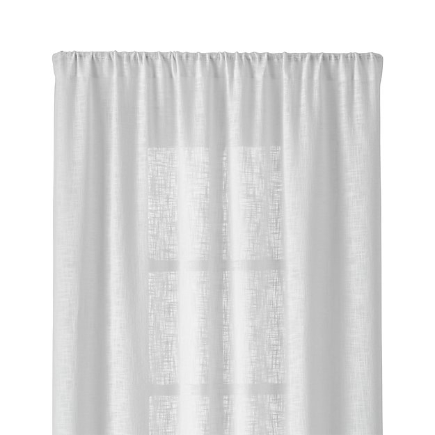 Lindstrom White 48"Wx108"H Curtain Panel - Image 0