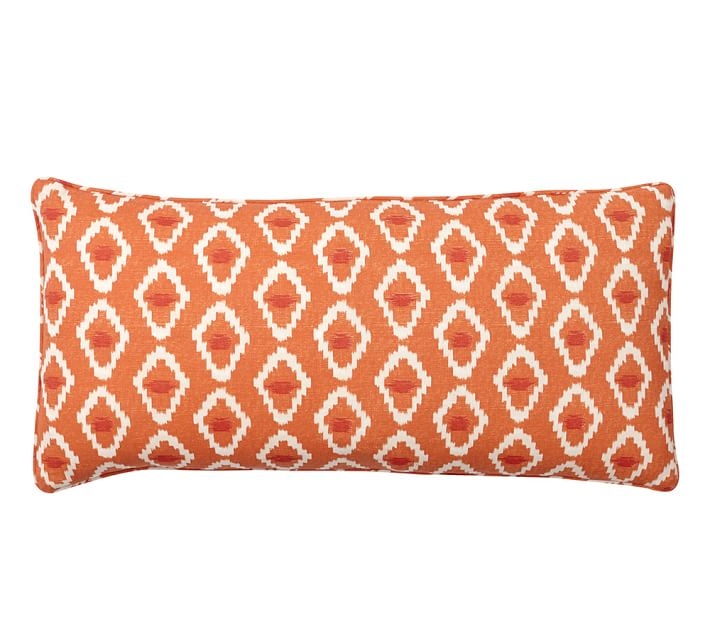 Diamond Ikat Pillow Cover  - 12x24 - Insert Sold Separately - Image 0