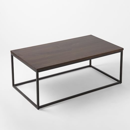 Box Frame Coffee Table - Wide (24.5") - Cafe - Image 0