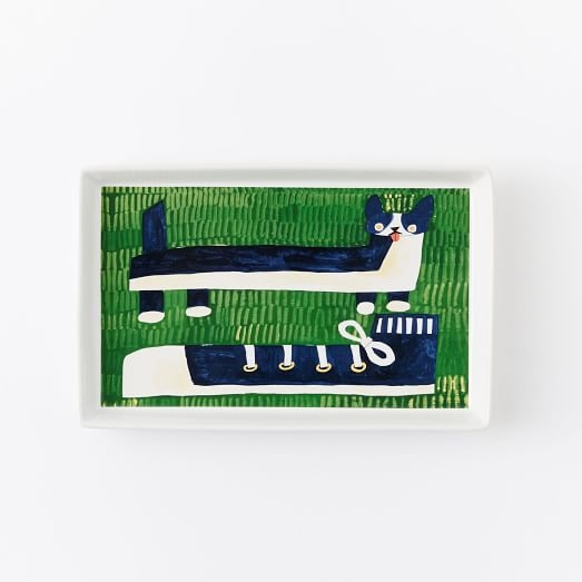 Collector's Editions Plates -  Navy Mizuki Dog - Image 0