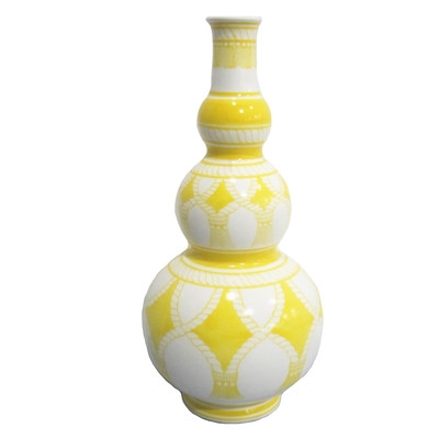 Inca Bottle Vase by Sagebrook Home - Image 0