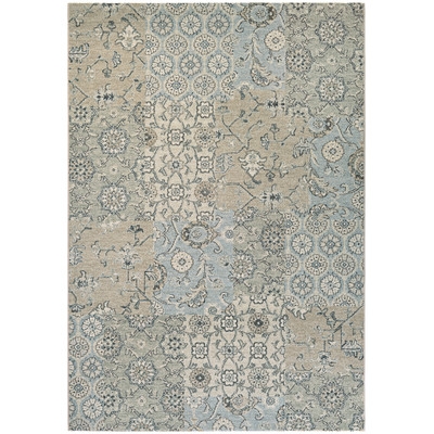Traditions Bruges Light Gray/Ivory Area Rug - Image 0