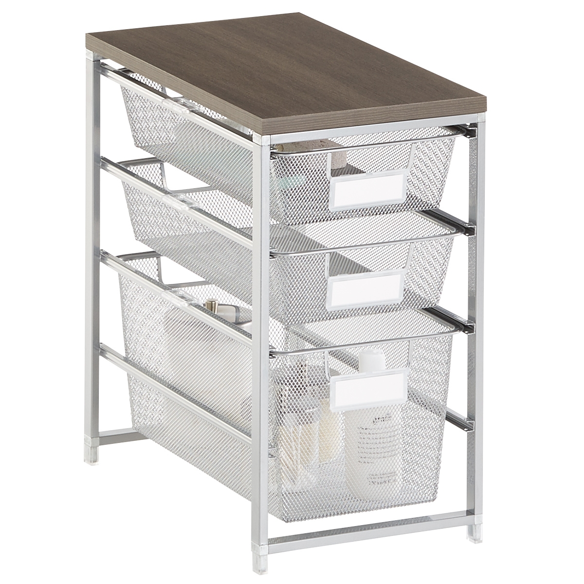 Platinum Cabinet-Sized elfa Mesh Bath Storage - Image 0