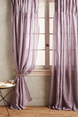 Pinch-Pleat Curtain - Lavendar, 84" - Image 0