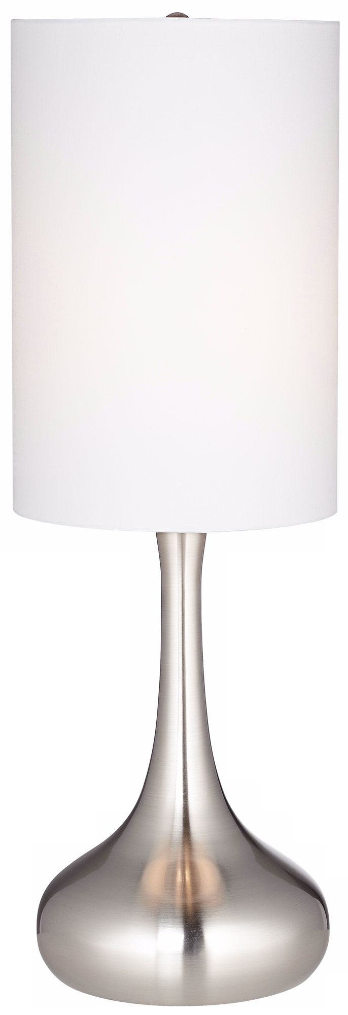 Steel Droplet Table Lamp With Cylinder Shade - Image 0