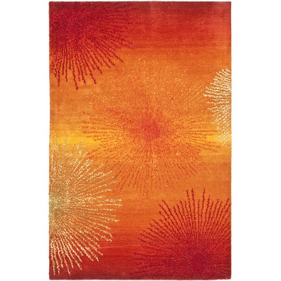 Soho Rust & Orange Area Rug - 8'3" x 11' - Image 0