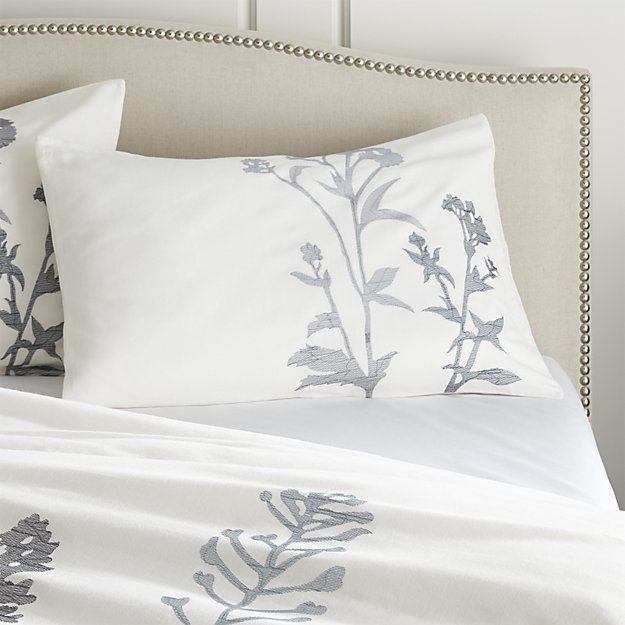 Set of 2 Woodland Blue Standard Pillow Shams - Image 0
