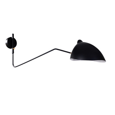 The Koge Swing Arm Wall Lamp - Black - Image 0