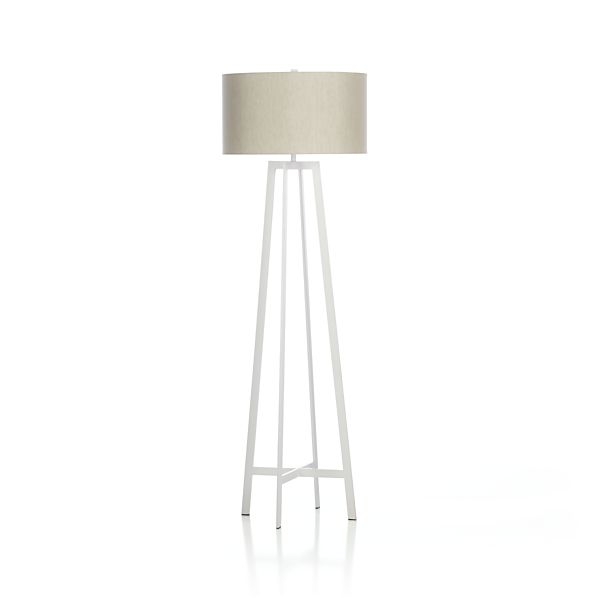 Castillo White Floor Lamp - Image 0