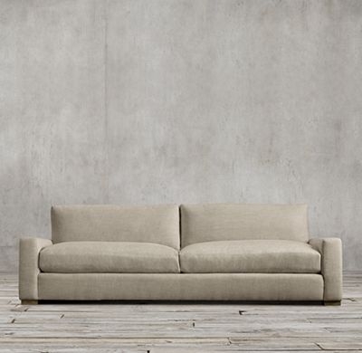 MAXWELL UPHOLSTERED SLEEPER SOFA - 7' - Army duck, Taupe, Standard fill - Image 0