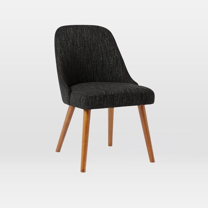 Mid-Century Dining Chair  - Individual - Charcoal - Image 0