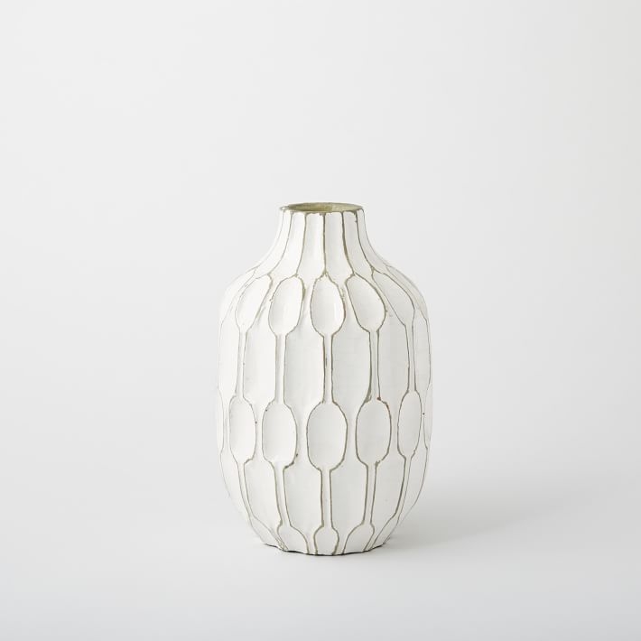 Linework Vase, Honeycomb, Tall Shoulder - Image 0