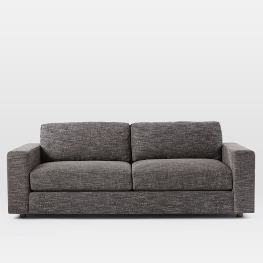 84.5" Urban Sofa - Heathered Tweed, Charcoal - Image 0