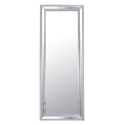 Rectangle Studded Leaning Floor Mirror - Image 0