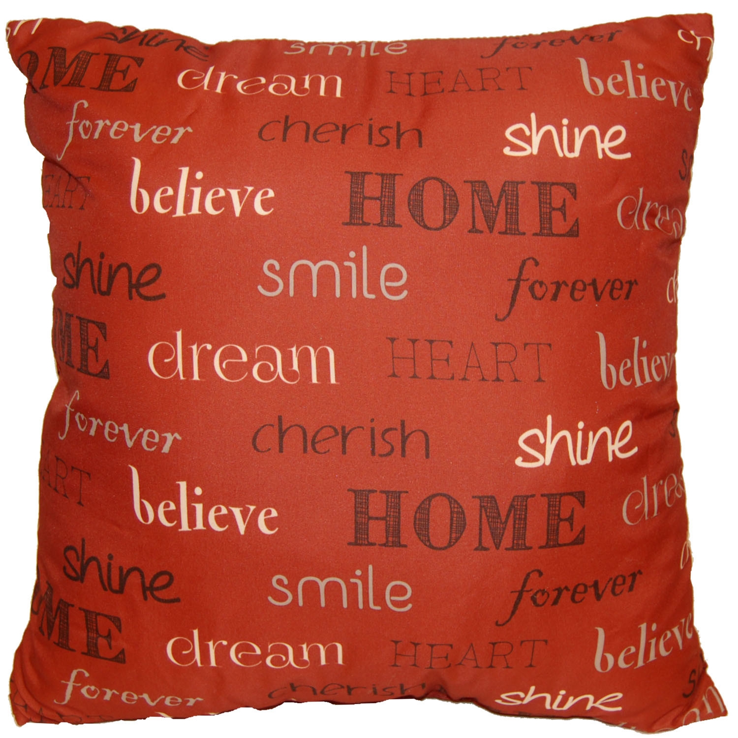 Inspire Decorative Throw Pillow - 18" Square - Polyester/Polyfill - Image 0