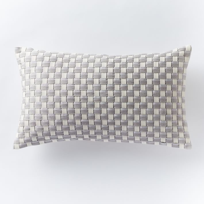 Woven Ribbon Pillow Cover - Image 0