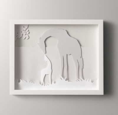 Animal silhouette art - giraffe - Image 0