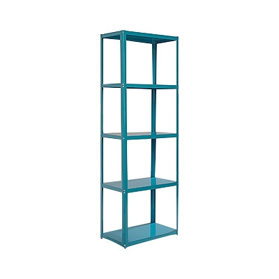 Soft Modern 69.72" Standard Bookcase - Peacock Blue - Image 0