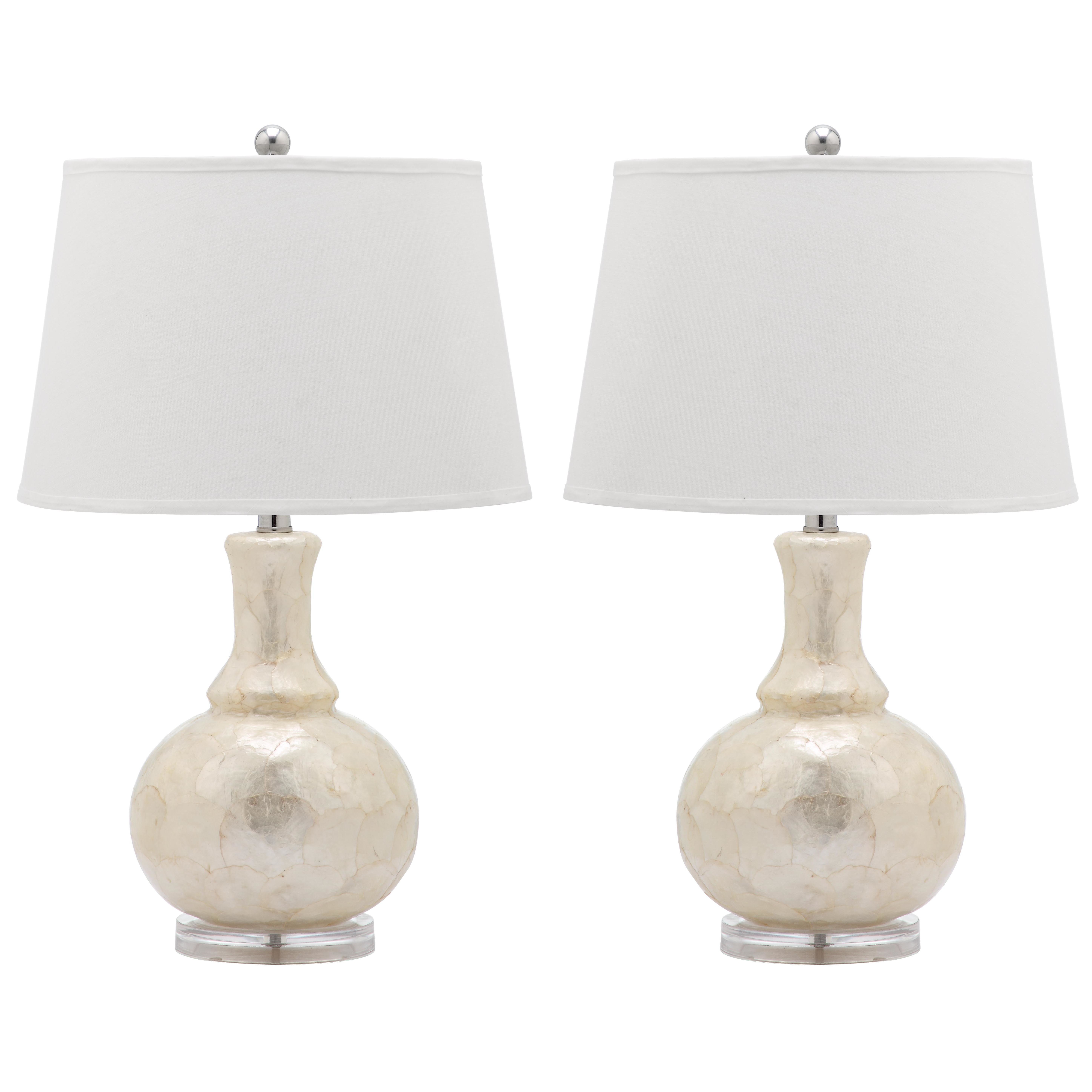 Shelley Gourd 24.75" H Table Lamp with Empire Shade - Image 0