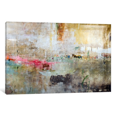 'Rain Clouds' by Julian Spencer Painting Print on Wrapped Canvas-26" H x 40" W x 1.5" D- Unframed - Image 0