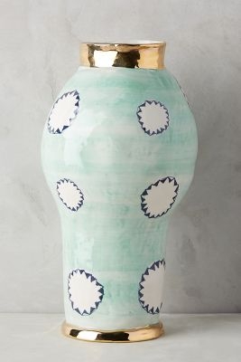 Dreambirds Vase - Mint, Tall - Image 0