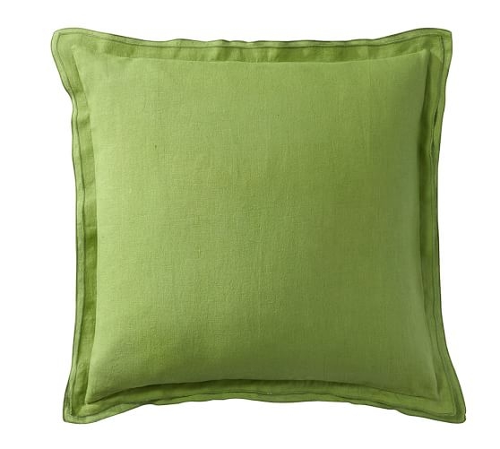 Belgian Flax Linen Flange Pillow Cover - Image 0