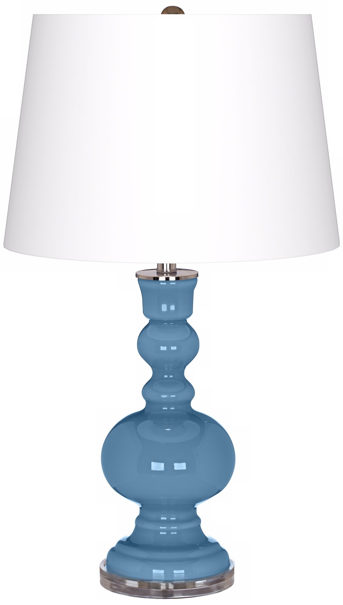 Secure Blue Apothecary Table Lamp - Image 0