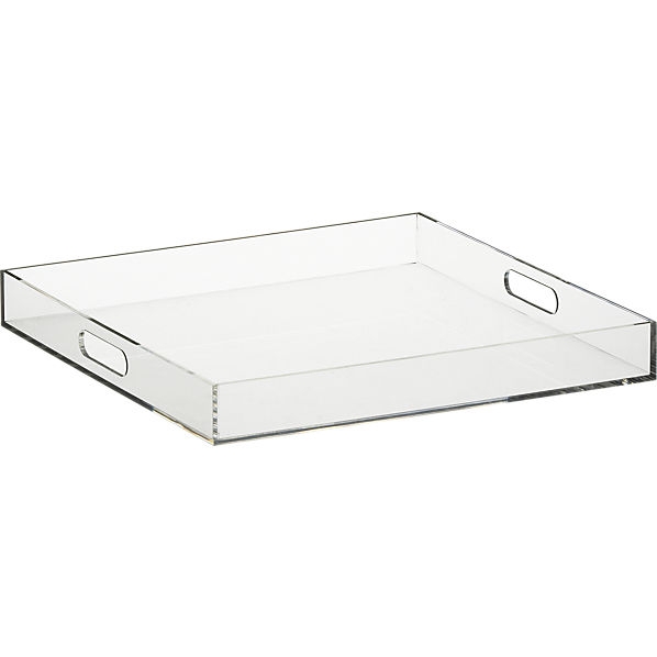 Format clear square tray - Image 0