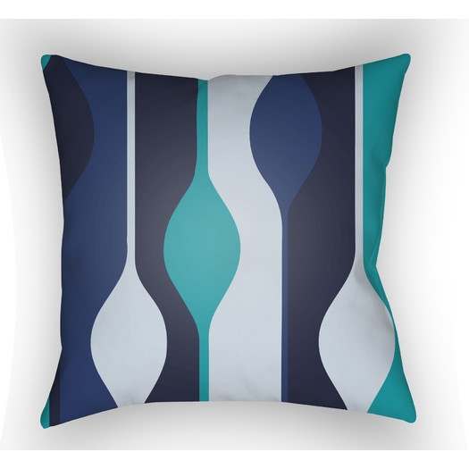 Moderne Throw Pillow - Blue - 18"x18" - Insert Sold Separately - Image 0