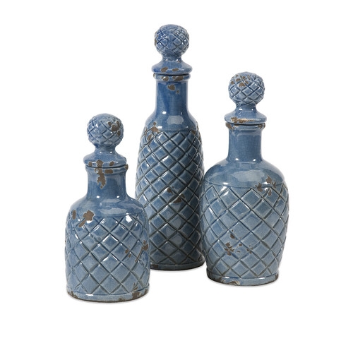 3 Piece Antonini Decorative Bottle Set - Image 0