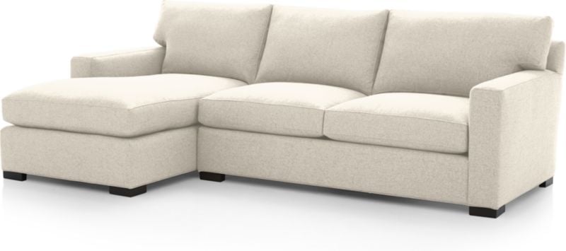 Axis II 2 Piece Sectional Sofa - Cream - Image 0