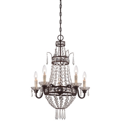 5 Light Candle Chandelier - Image 0