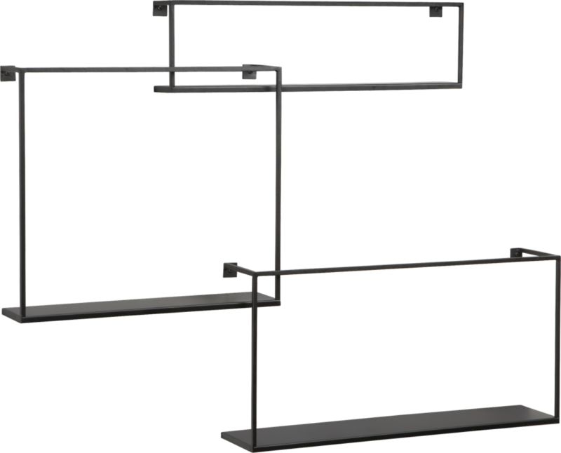 Set of 3 floating shelves - Image 0
