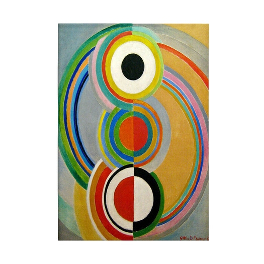 'Rythme 1938' by Sonia Delaunay Painting - Image 0