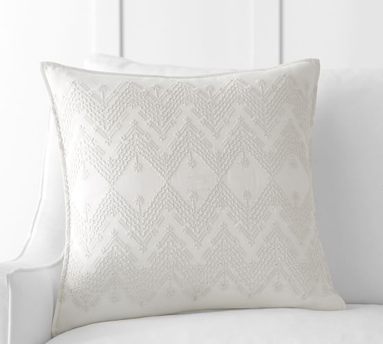 Cami Embroidered Pillow Cover - 20"x20" - Insert sold separately - Image 0