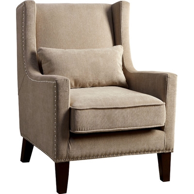 Marlow Wingback Arm Chair- Ivory - Image 0