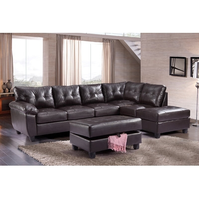 Reversible Chaise Sectional - Cappucino - Image 0