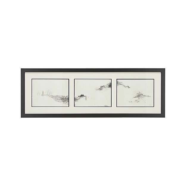 Intervals Triptych Print - 60.75"Wx20.75"H - Framed - Image 0