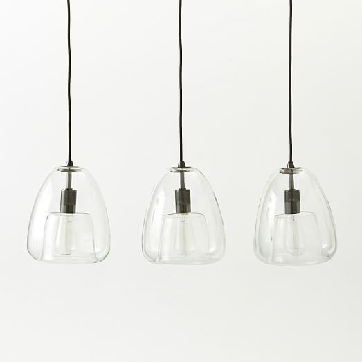 Duo Walled Pendant - 3-Light - Image 0