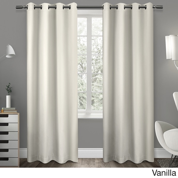 Sateen Twill Weave Insulated Blackout Curtain Panel (Pair) - 96"L - Image 0