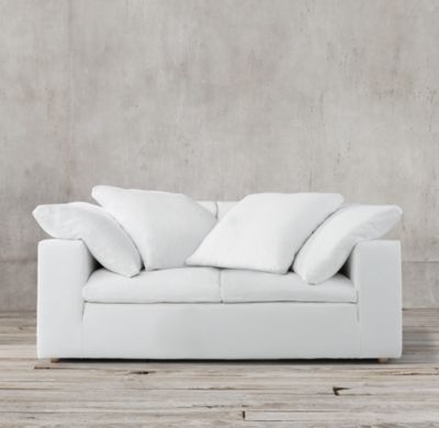 6' Cloud Track Arm Two-Seat-Cushion Sofa - Image 0
