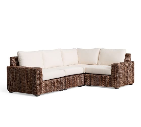 Seagrass Square Arm 4-Piece Sectional - Image 0