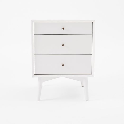 Mid-Century Side Tables - White - Image 0
