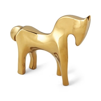Gold Horse Figurine - Image 0