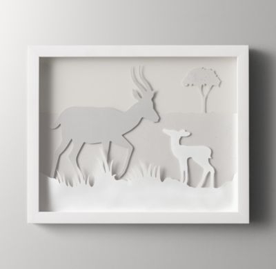 Animal silhouette art - impala - Image 0