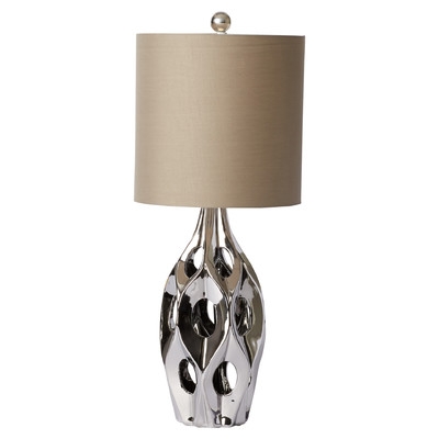 22" H Table Lamp with Oval Shade - Image 0